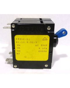 IEG11-1-61-10.5  Circuit Breaker, Dual AC, 10.5a, Airpax