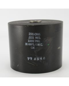 2591-CM86, Capacitance .0051mfd, Voltage 10kv, Amps 30, Type CM86