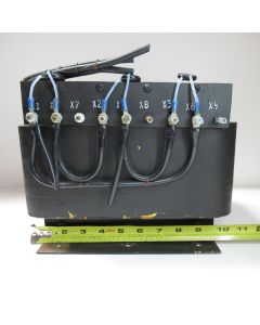 ECA26028 High Voltage Transformer, 208/230vac 3 Phase, Primary, 6000vac 3amp Secondary, Removed from Henry 3000D