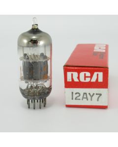 12AY7 RCA Tube Twin Triode, Double Mica (NOS)