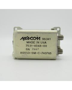 MA7531-S048 Microwave Associates Coax Relay, DPDT, 28vdc, SMA Female (4 Connections) DC-18 GHz (Pull)