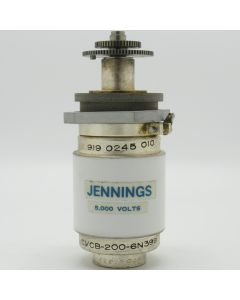 CVCB-200-6N399 Jennings 5KV 8-200pf Variable Vacuum Capacitor (Pull)