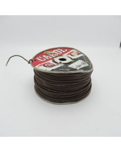 18 AWG 1/32, 16 Strand Carol Cable Company Bare Copper, 600V Hook-up Wire (Brown Jacket)  