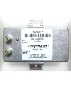 IS-SB75F Polyphaser Lightning Protector 450-1450 MHz Type-F 75 ohm (NOS)