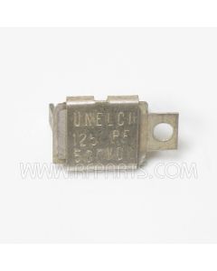 J101-125 Unelco Metal Cased Mica Capacitor Case B 125pf 500v (NOS)