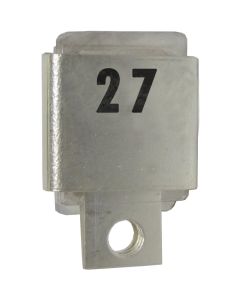 J101-27 FW Metal Cased Mica Capacitor Case A 27pf 350v (NOS)