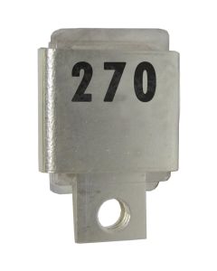 J101-270 FW  Metal Cased Mica Capacitor Case A 270pf 350v (NOS)