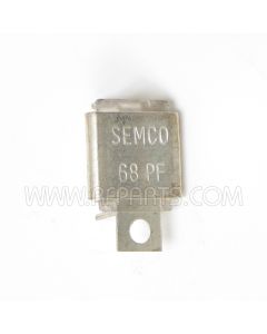 J101-68 Semco Metal Cased Mica Capacitor Case B 68pf 350v (NOS)