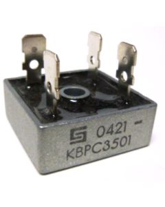 KBPC35-01 Rectifier, bridge 35amp 100v