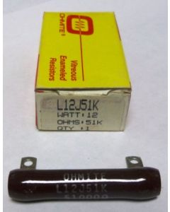 L12J51K Resistor, 51k ohm 12watt,  Ohmite