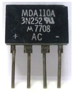 MDA110A Motorola or ECG Diode Bridge Rectifier MDA110A/3N252/ECG170