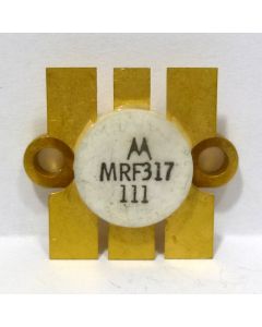 MRF317 Motorola NPN Silicon Power Transistor 100W 30-200MHz 28V (NOS)