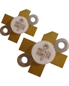 MRF426 Motorola NPN Silicon Power Transistor 25W (PEP) 30 MHz 28V Matched Pair (2) (NOS)
