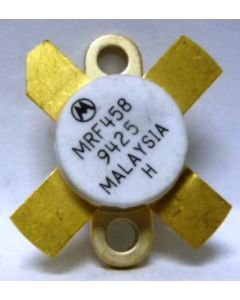 MRF458 Motorola NPN Silicon Power Transistor 80W 12.5V 30 MHz  (NOS)