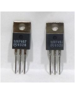 MRF497 Motorola NPN Silicon RF Power Transistor 40W 50 MHz 12V Matched Pair (2) (NOS)