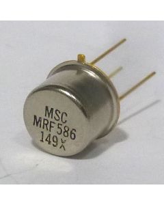 MRF586 Microsemi RF & Microwave Discrete Low Power NPN Silicon Transistor (NOS)