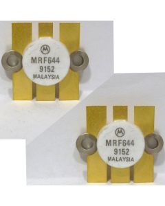 MRF644 Motorola NPN Silicon RF Power Transistor 12.5V 470 MHz 25W Matched Pair (2) (NOS)