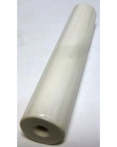 NL523W03-032 Standoff Insulator, Glazed Ceramic, 4" Long x 3/4" Diameter with Threaded Mounting Holes