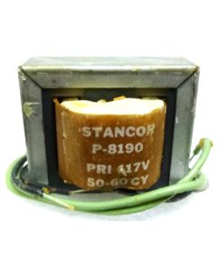 P-8190 Low voltage transformer, 117VAC, 6.3v, 1.2 amp, Stancor