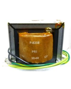 P-8358 Low voltage transformer, 117VAC, 12.6v C.T., 3 amp, Stancor