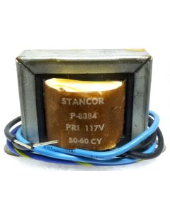 P-8384 Low voltage transformer, 117VAC, 12.6v C.T., 1 amp, Stancor