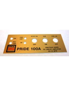 PRIDEFACE100A Pride Replacement Faceplate for 100A