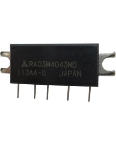 RA03M4043MD Mitsubishi RF Power Module 400-430 MHz 3 Watt 7.2V (NOS)