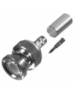 RFB1107-1P BNC Male Crimp Connector, Cable Group P, RFI