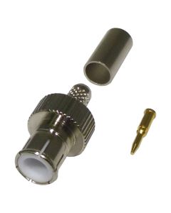 RFB-1106-9 RF Industries Quick Disconnect BNC Male Crimp Connector for Cable Group C
