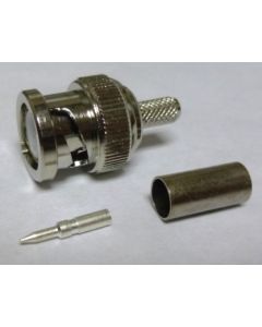 RFB-1106 AVA Electronics BNC Male Crimp Connector for Cable Group C
