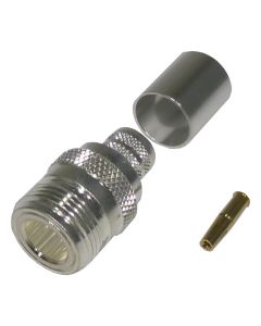 RFN-1028 RF Industries Type-N Female Crimp Connector for Cable Group E