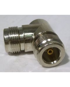 RFP7338-RA Type-N Female to Female Right Angle IN Series Adapter