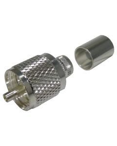 RFU-507-SI  RF Industries UHF Male Crimp (PL259) Connector for Cable Group I