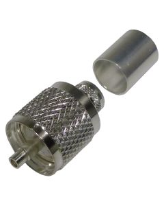 RFU-507-STF RF Industries UHF Male Crimp (PL259) Connector for Cable Group F
