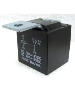 RL5M  - Relay SPDT 40 amp sealed, Plastic Case with Metal Mounting Tab