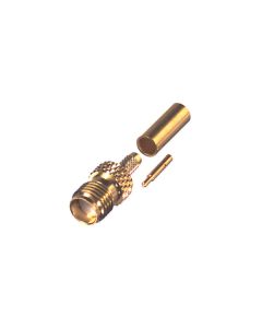 RP-3050-1B RF Industries  Reverse Polarity SMA Female Crimp Connector for Cable Group B