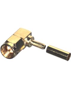 RSA-3010-1B RF Industries Right Angle SMA Male Crimp Connector for Cable Group B