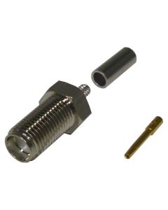 RSA-3050-B RF Industries SMA Female Crimp Connector for Cable Group B