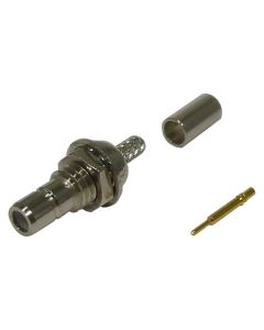 RSB-4252-B RF Industries SMB Female Bulkhead Crimp Connector for Cable Group B