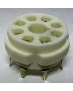 8 Pin Ceramic Tube Socket PCB mount