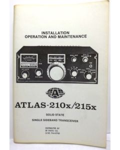 Installation, Operation and Maintenance Manual for Atlas 210X/215X SSB Transceiver