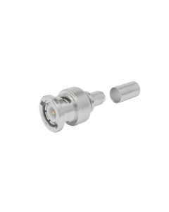 TC-240-BM-X Times Microwave BNC Male Crimp Connector for Cable Group X
