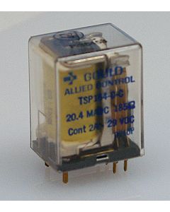 TSP154-C-C Relay, DPDT, Relay, Terminal Type, 29vdc, 2a, Gould