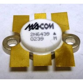 2N6439 MACOM RF Line NPN Silicon Power Transistor 60W, 225 to 400MHz, 28V