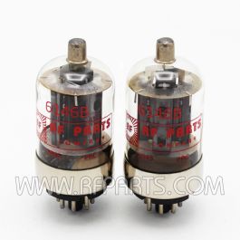 6146B RFP Transmitting Tube, Matched Pair, Beam Power Amplifier