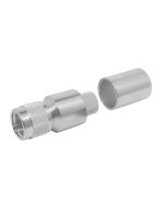 EZ400FM-75  Type- F Male Crimp Connector, Knurled Nut, Cable Group I-75 Times