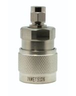 5106 Between Series Precision Adapter, SMA Male to Type-N Male, API/Inmet