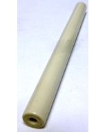 NL523W01-450 Standoff Insulator, Glazed Ceramic, 4 1/2" Long x 3/8" Diameter with Threaded Mounting Holes