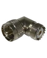 RFU-532 RF Industries Right Angle UHF Male to Female IN Series Adapter 