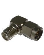 RSA-3402 RF Industries Right Angle SMA Male to SMA Female In Series Adapter 